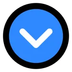 Down C SVG Icon